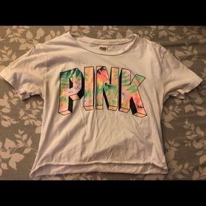 Pink crop top